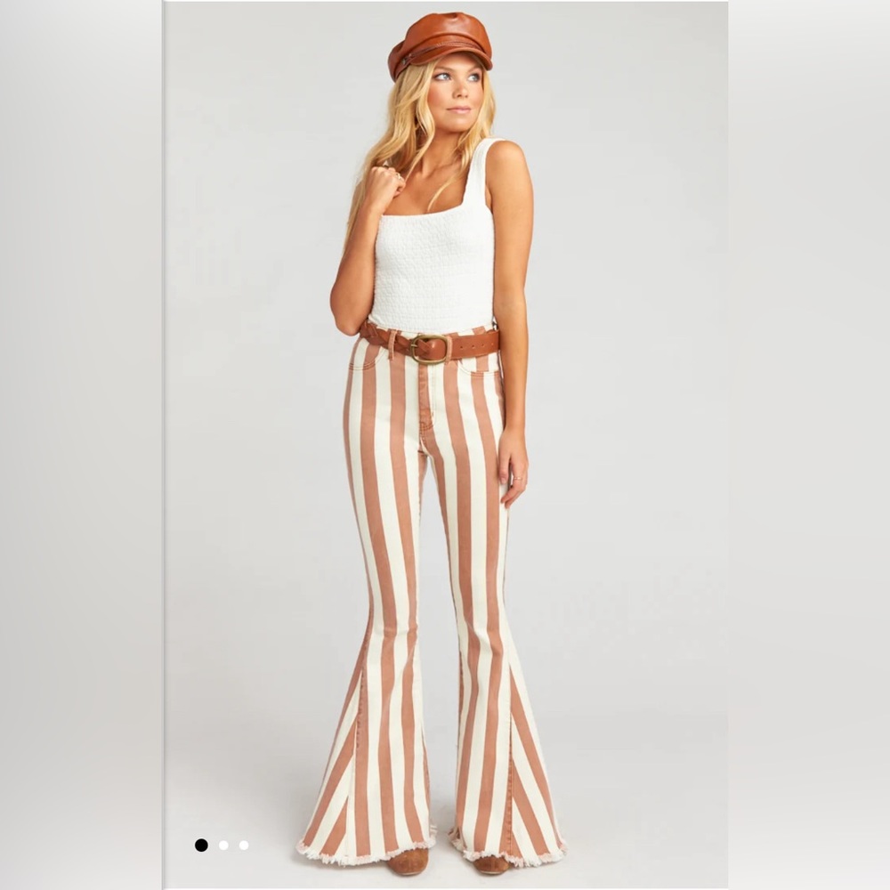 Show Me Your Mumu Berkeley Bells - Cognac and Cream